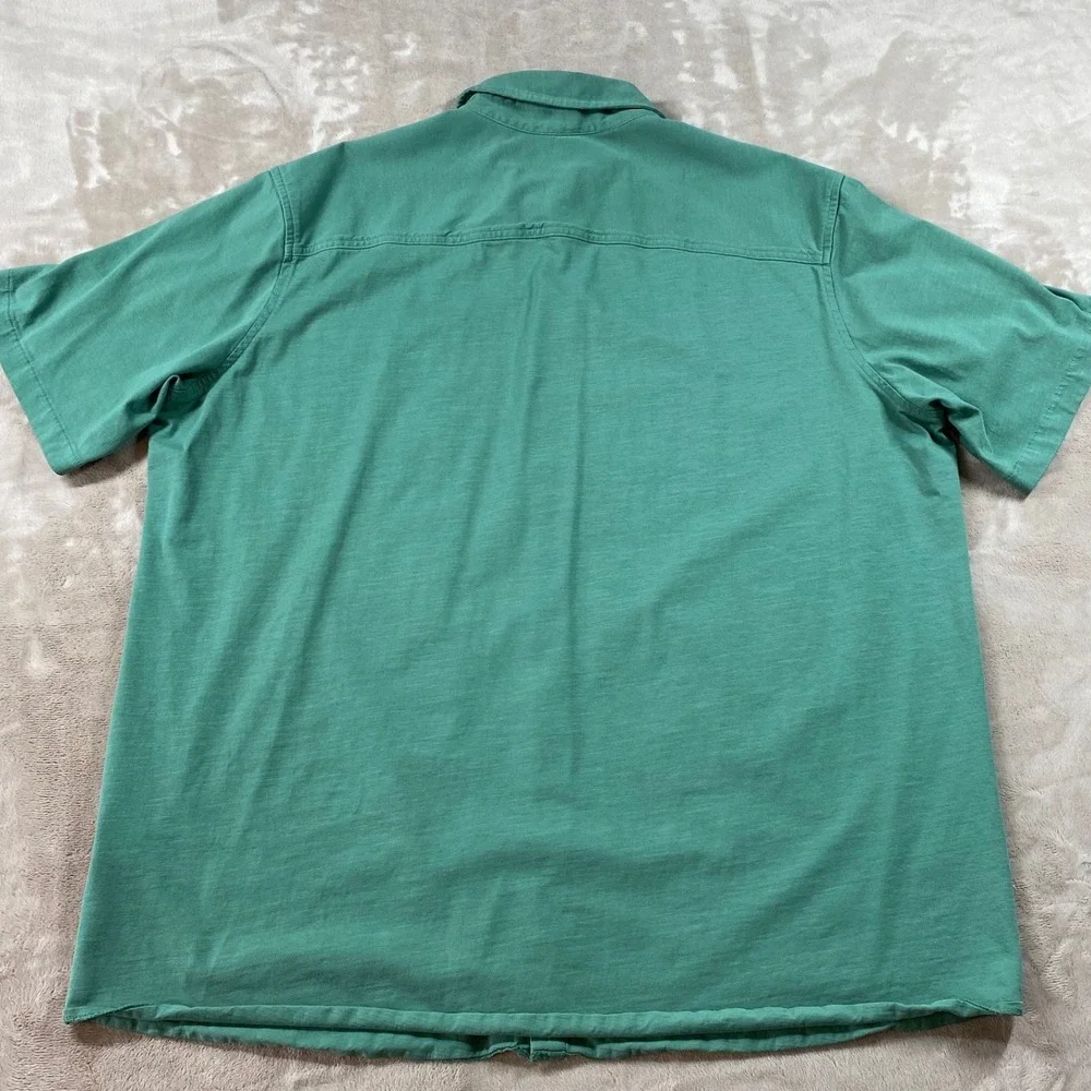LL Bean Comfort Stretch Performance Button Front Knit Shirt Mens XXL Tall 2XLT